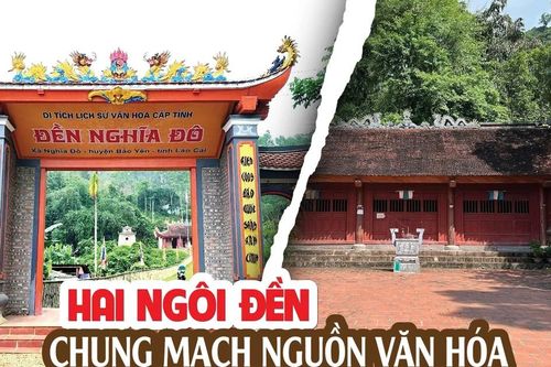 Hai ngôi đền chung mạch nguồn văn hóa