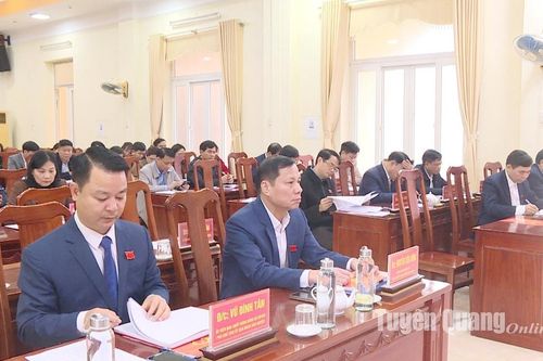 HĐND huyện Chiêm Hóa tổ chức kỳ họp xem xét, quyết nghị việc thành lập, tổ chức lại các cơ quan chuyên môn thuộc UBND huyện