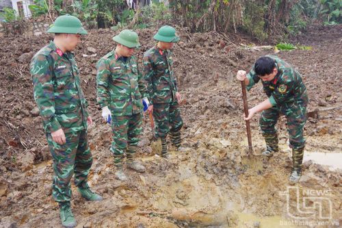 Bộ Chỉ huy Quân sự tỉnh Thái Nguyên: Hủy nổ thành công quả bom nặng hơn 50kg
