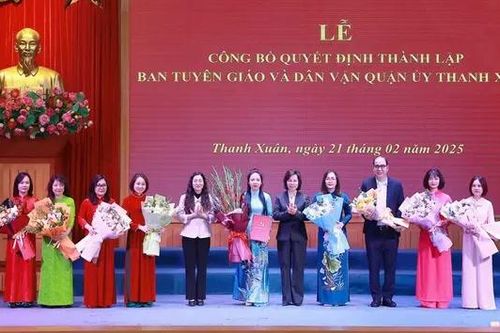 Quận ủy Thanh Xuân thành lập Ban Tuyên giáo và Dân vận