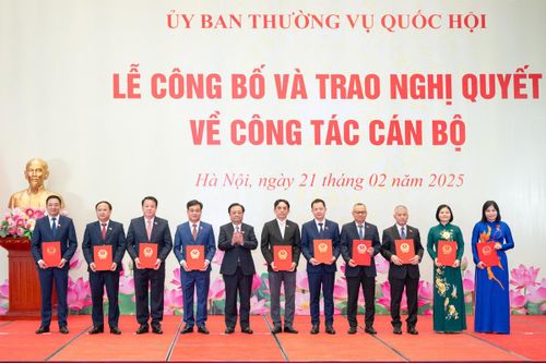 Công bố nhân sự Phó Chủ nhiệm các Ủy ban của Quốc hội