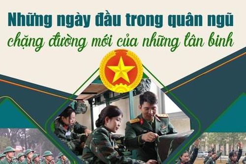 Những ngày đầu trong quân ngũ - chặng đường mới của tân binh