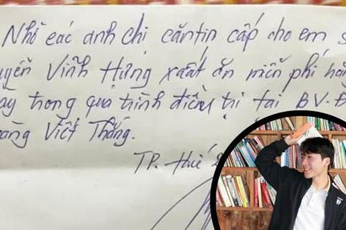 Một mình nằm viện, nam sinh nhận được 'sít-rịt' từ những người xa lạ