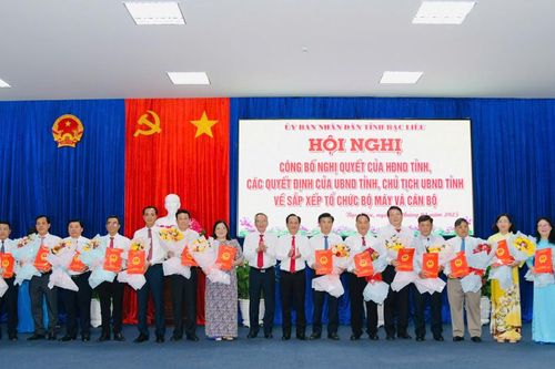 Bạc Liêu bổ nhiệm nhân sự 6 sở sau hợp nhất
