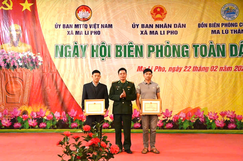 Sôi nổi Ngày hội Biên phòng toàn dân năm 2025 tại xã Ma Li Pho