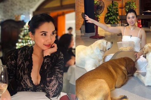 Nhan sắc 'phú bà bán gạo' chi 65 triệu mỗi tháng nuôi cún cưng