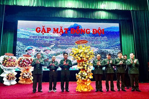 Gặp mặt kỷ niệm 50 năm ngày nhập ngũ Công an nhân dân vũ trang Quảng Bình, Vĩnh Linh