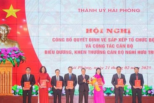 Điều động, bổ nhiệm nhiều vị trí cán bộ chủ chốt ở Hải Phòng