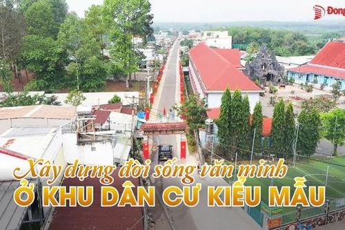 Xây dựng đời sống văn minh ở khu dân cư kiểu mẫu