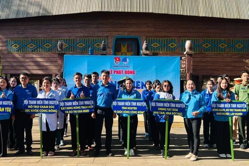 Thành Đoàn Pleiku phát động Tháng Thanh niên năm 2025
