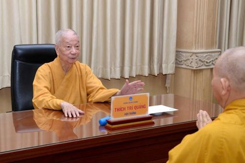 Đức Pháp chủ khuyến nghị Ban Trị sự GHPGVN tỉnh Long An tổ chức Đại giới đàn theo chủ trương của Giáo hội