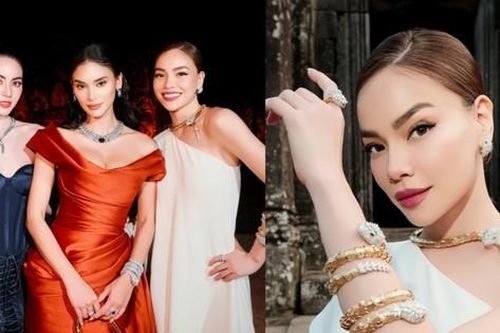 Hồ Ngọc Hà đeo trang sức hơn 30 tỷ, đọ dáng bên 2 nhan sắc hàng đầu châu Á