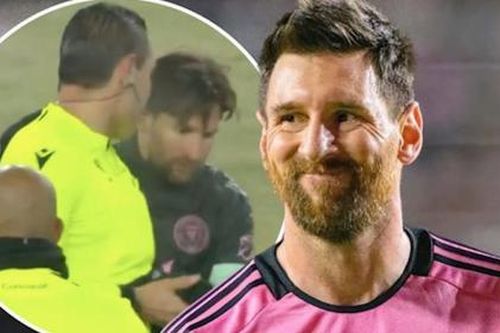 Trọng tài bị kỷ luật vì xin chữ ký Messi