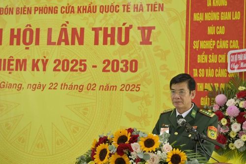 Đại hội điểm Đảng bộ đồn Biên phòng cửa khẩu Quốc tế Hà Tiên