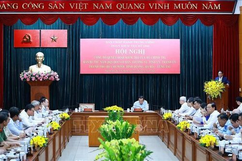 Hội nghị công bố quyết định kiểm tra đối với 3 Ban Thường vụ Tỉnh ủy, Thành ủy