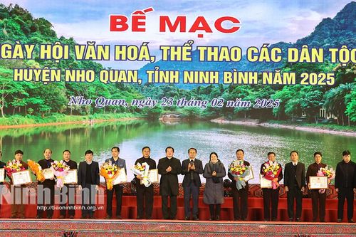 Bế mạc Ngày hội Văn hóa, Thể thao các dân tộc huyện Nho Quan năm 2025