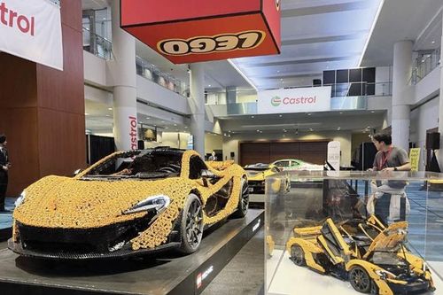 Trưng bày siêu xe LEGO Technic McLaren P1 kích thước thật tại CIAS 2025