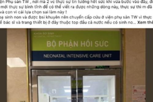 Thông tin mới nhất về vụ việc Bệnh viện Phụ sản Trung ương bị tố tắc trách