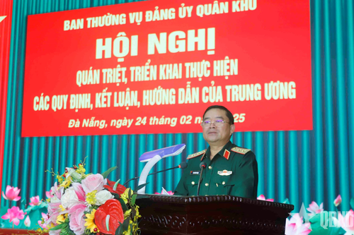 Quân khu 5 quán triệt, triển khai thực hiện các quy định, kết luận, hướng dẫn của Trung ương