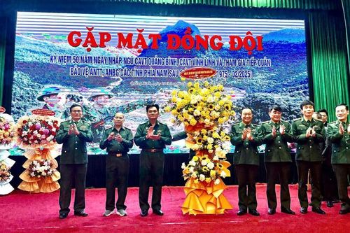 Kỷ niệm 50 năm ngày nhập ngũ của CAND vũ trang Quảng Bình, Vĩnh Linh