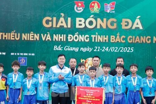 Bắc Giang trao giải bóng đá thiếu niên nhi đồng và phát động thi đọc sách