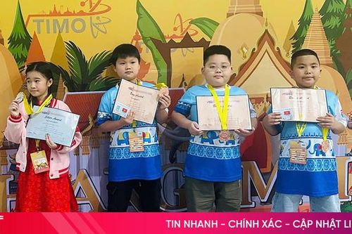 4 học sinh Hà Tĩnh giành huy chương Olympic Toán quốc tế TIMO