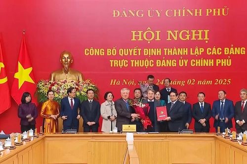 Quyết định thành lập 15 Đảng bộ thuộc Đảng ủy Chính phủ