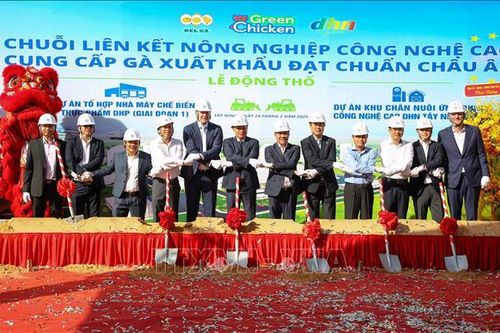 Động thổ loạt dự án chế biến thực phẩm và chăn nuôi ứng dụng công nghệ cao
