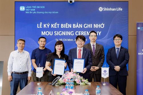 Shinhan Life đẩy mạnh hợp tác cùng Làng trẻ em SOS Việt Nam trong năm 2025