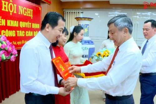 Đồng Nai bổ nhiệm mới 2 Phó trưởng ban Tuyên giáo và Dân vận Tỉnh ủy