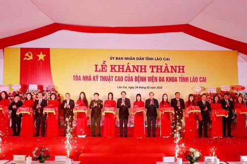 Khánh thành Tòa nhà kỹ thuật cao của Bệnh viện Đa khoa tỉnh Lào Cai
