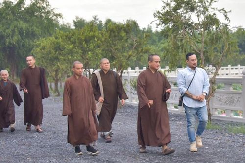 Ban Phim, ảnh khảo sát địa điểm chụp bức ảnh chung trong ngày khai mạc Đại lễ Vesak Liên Hiệp Quốc 2025