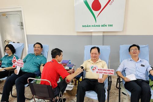 Bến Tre: Ngành Ngân hàng tổ chức Ngày hội hiến máu tình nguyện đợt 1 năm 2025