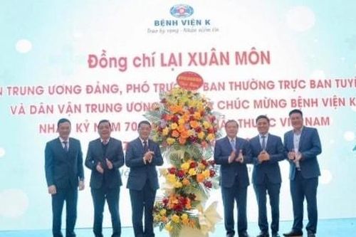 Bệnh viện K tổ chức mít tinh kỷ niệm 70 năm ngày Thầy thuốc Việt Nam