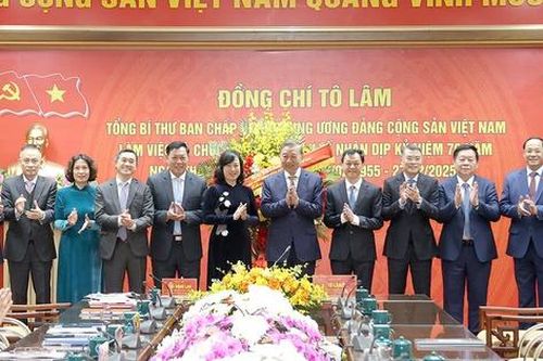 Tổng Bí thư Tô Lâm thăm, làm việc với Bộ Y tế