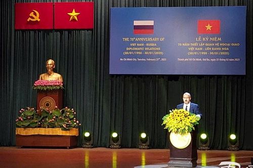 TP Hồ Chí Minh kỷ niệm 75 năm thiết lập quan hệ ngoại giao Việt Nam - Liên bang Nga