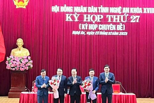 Nghệ An: bầu bổ sung thêm 2 Phó Chủ tịch UBND tỉnh