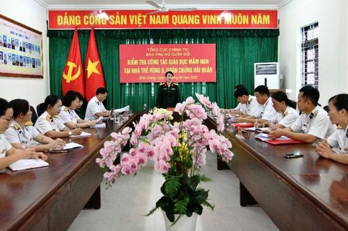 Nâng cao chất lượng giáo dục mầm non cho con em quân nhân