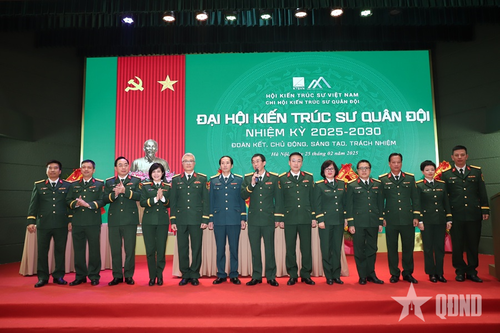 Đại hội Kiến trúc sư Quân đội nhiệm kỳ 2025-2030 thành công tốt đẹp