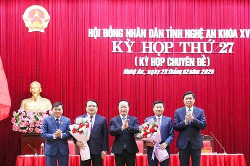 Nghệ An có thêm 2 Phó Chủ tịch UBND tỉnh