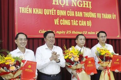 Phó Giám đốc Công an làm Phó Trưởng Ban Nội chính Thành ủy Cần Thơ