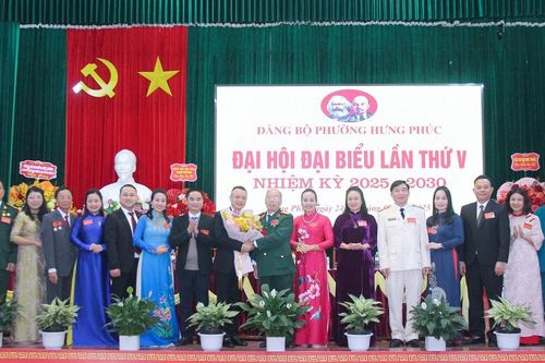 Đồng chí Nguyễn Quang Việt tái giữ chức Bí thư Đảng ủy phường Hưng Phúc (TP Vinh), nhiệm kỳ 2025 – 2030