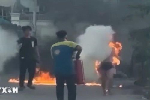 Trà Vinh: Tạm giữ hình sự đối tượng nhẫn tâm dùng xăng đốt mẹ ruột