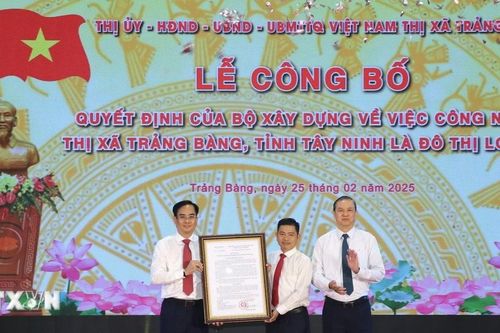 Thị xã Hòa Thành và Trảng Bàng được công nhận đô thị loại III