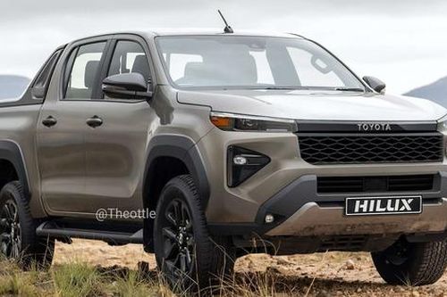 Toyota Hilux hoàn toàn mới lộ diện thiết kế
