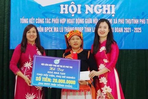 Thị xã Phú Thọ: Hơn 300 triệu 'Đồng hành cùng phụ nữ biên cương'