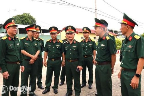 Thiếu tướng Nguyễn Đăng Khải khảo sát thực hiện nhiệm vụ A50 tại Đồng Nai