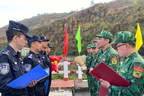 Tuần tra liên hợp chấp pháp trên biên giới tháng 2 năm 2025