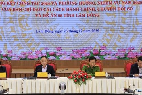 Ban Chỉ đạo Cải cách hành chính, Chuyển đổi số và Đề án 06 tỉnh triển khai nhiệm vụ năm 2025
