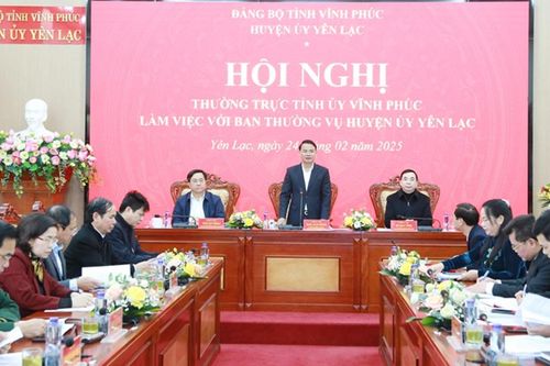Vĩnh Phúc: Xây dựng huyện Yên Lạc phát triển toàn diện